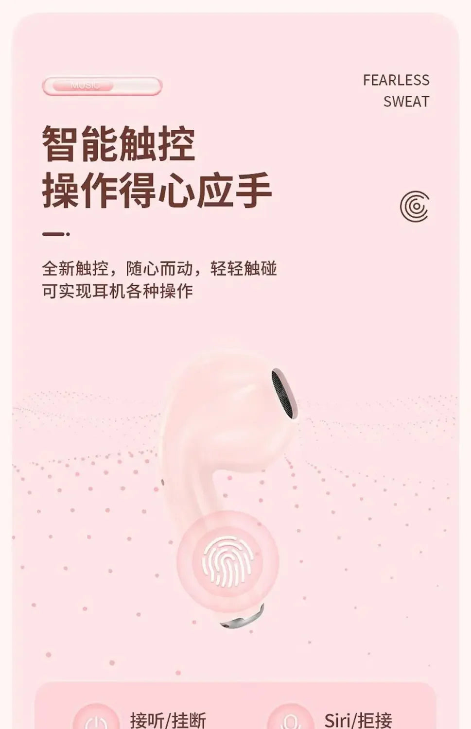 Fone de ouvido modelo Air A2 Pro para IPhone e Android / Wireless / Bluetooth - Original XIAOMI