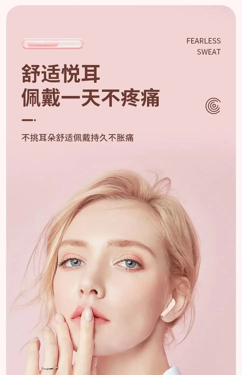 Fone de ouvido modelo Air A2 Pro para IPhone e Android / Wireless / Bluetooth - Original XIAOMI