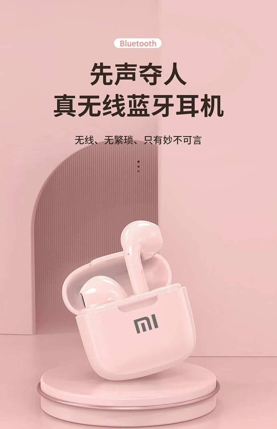 Fone de ouvido modelo Air A2 Pro para IPhone e Android / Wireless / Bluetooth - Original XIAOMI