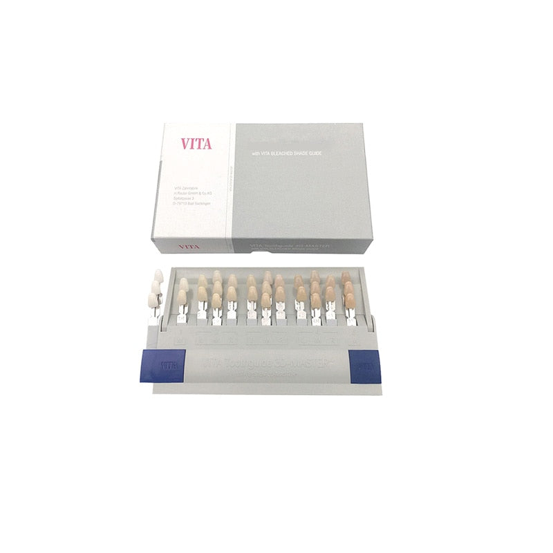 Escala de cor Vita 3D Master com 29 cores para dentes em porcelana